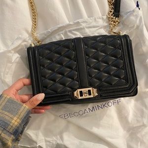 Rebecca Minkoff Chevron Quilted Love Crossbody